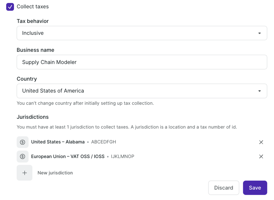 Sales Tax Settings in Podia