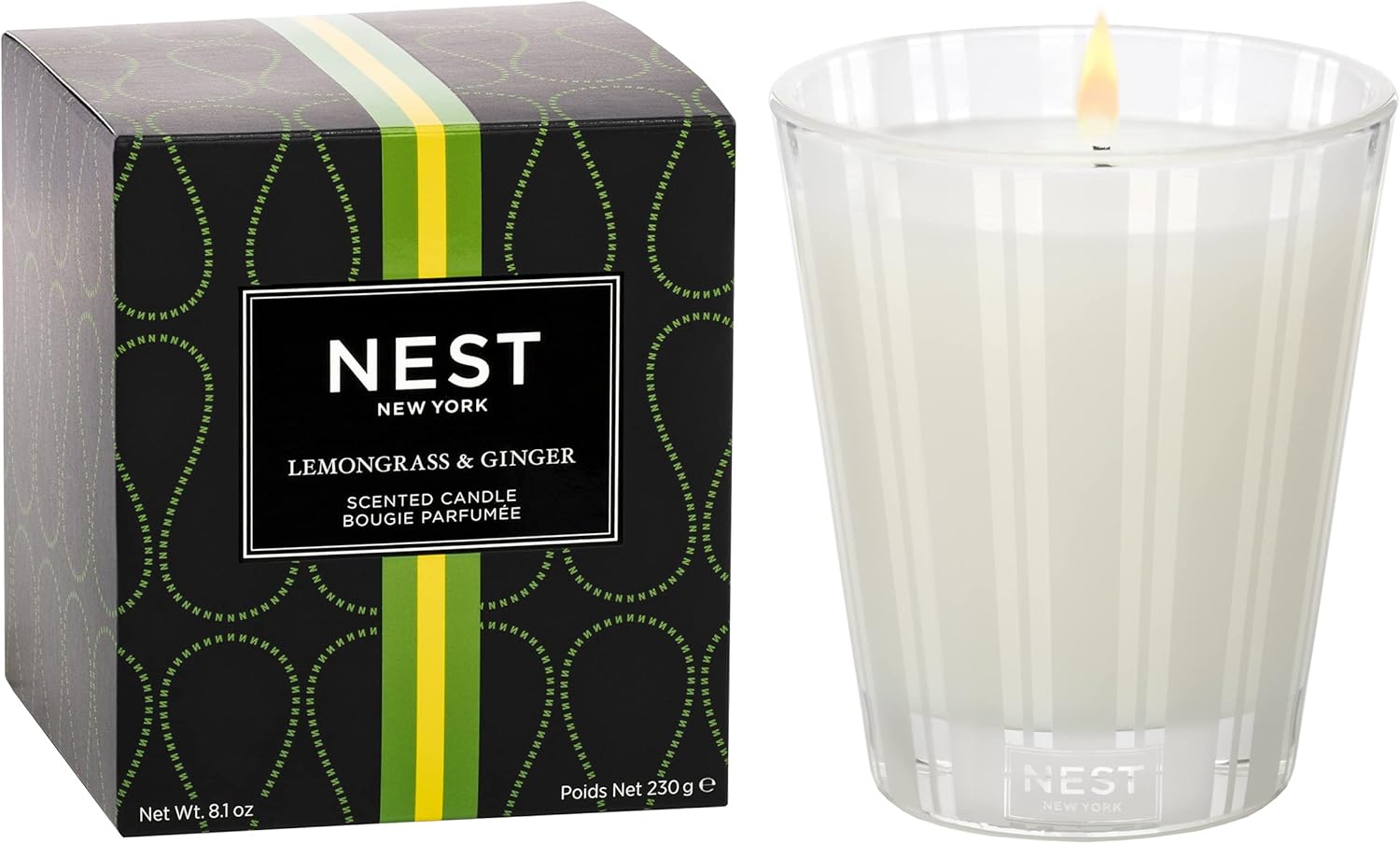 NEST Lemongrass and Ginger Candle with box