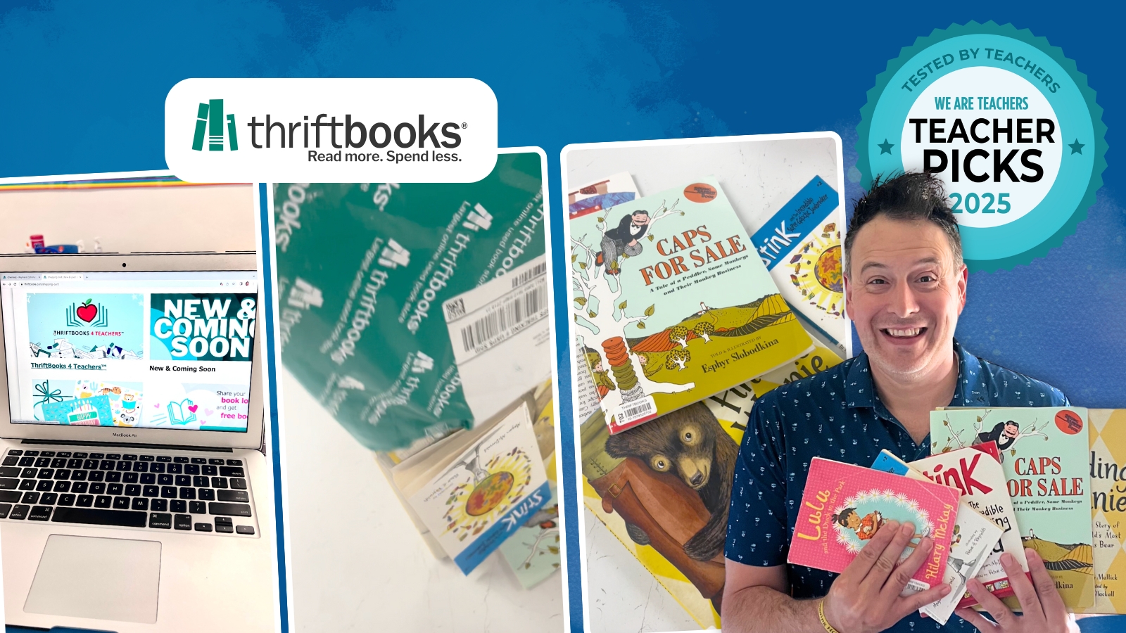 Teacher Pick feature image for Thriftbooks 4 Teachers