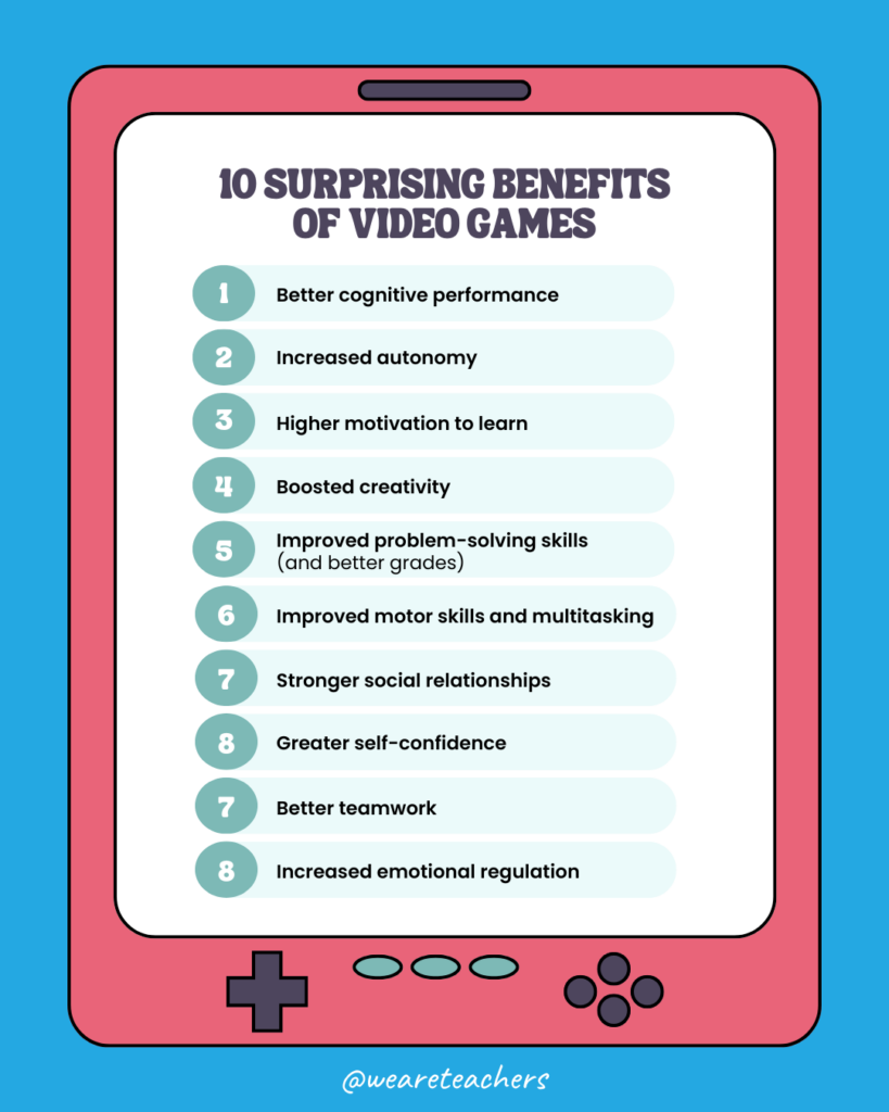 10 Surprising Benefits of Video Games for Kids