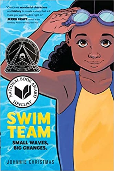 Summer Reading List 2023: Swim Team Book cover for Swim Team