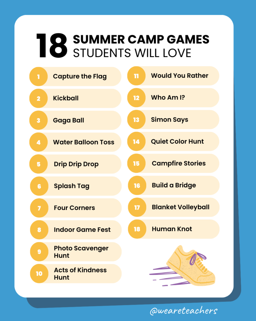 31 Epic Summer Camp Games (Plus Free Scorecards)