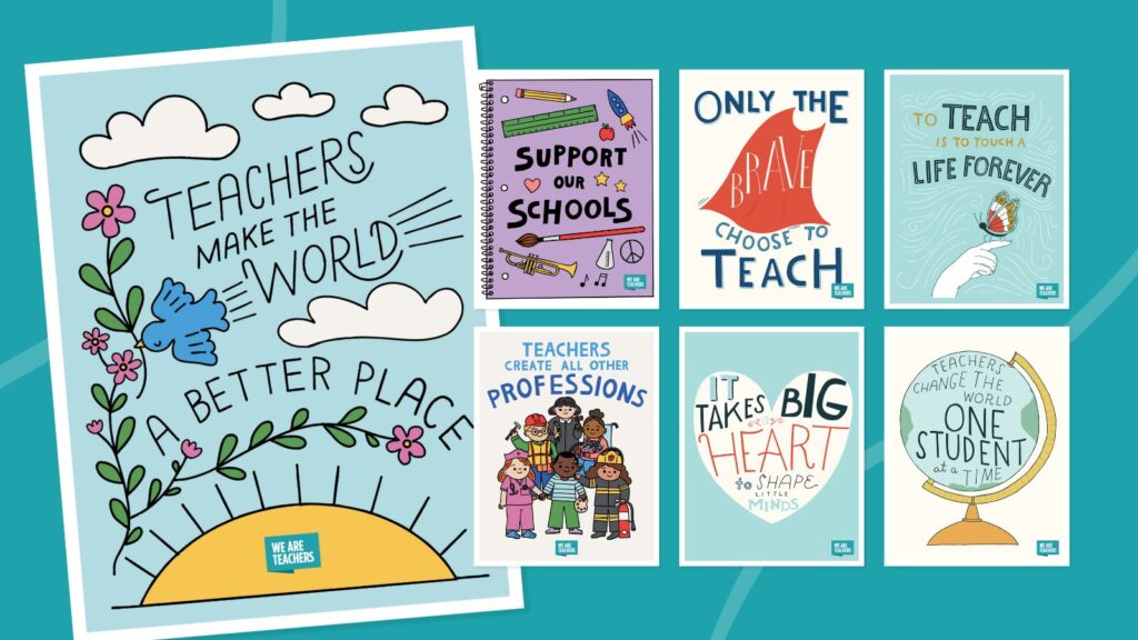 Free Inspirational Teaching Posters To Save and Print