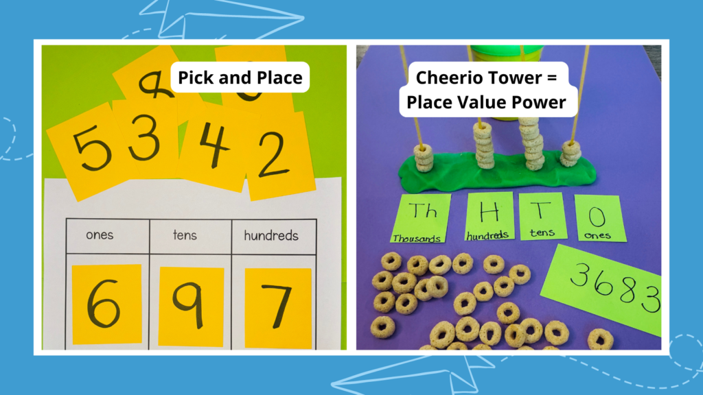 Examples of place value games and activities