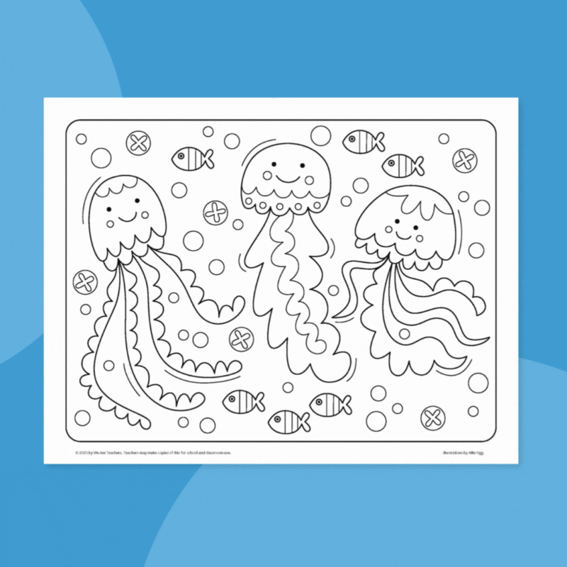 WeAreTeachers_Article_Ocean Coloring Pages ocean animal coloring pages