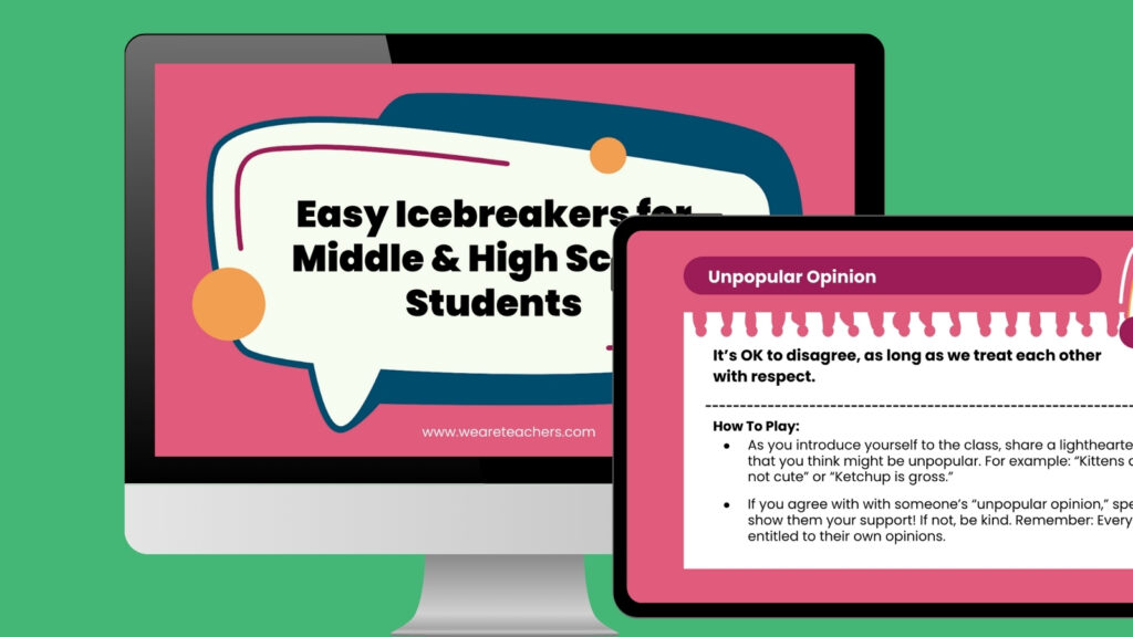 42 Icebreakers for High School Students That Really Work