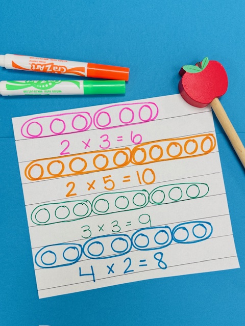 Lots of Dots activity- how to teach multiplication