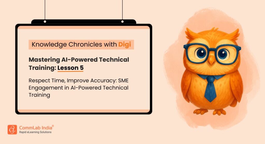 The 3-Touchpoint SME Model in AI-Powered Technical Training for Field Teams