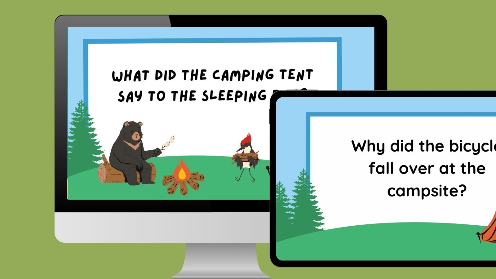 funny riddles camping jokes
