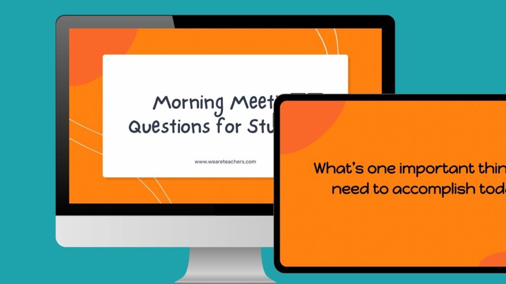 Morning questions feature
