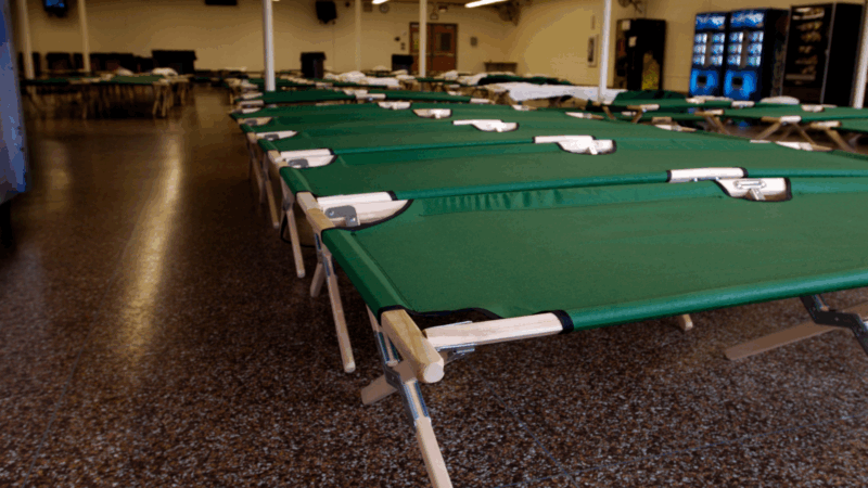 Temporary shelter set up for Texas Hill Country flood victims