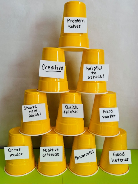 Tower of Strengths Tower of Strengths with yellow solo cups
