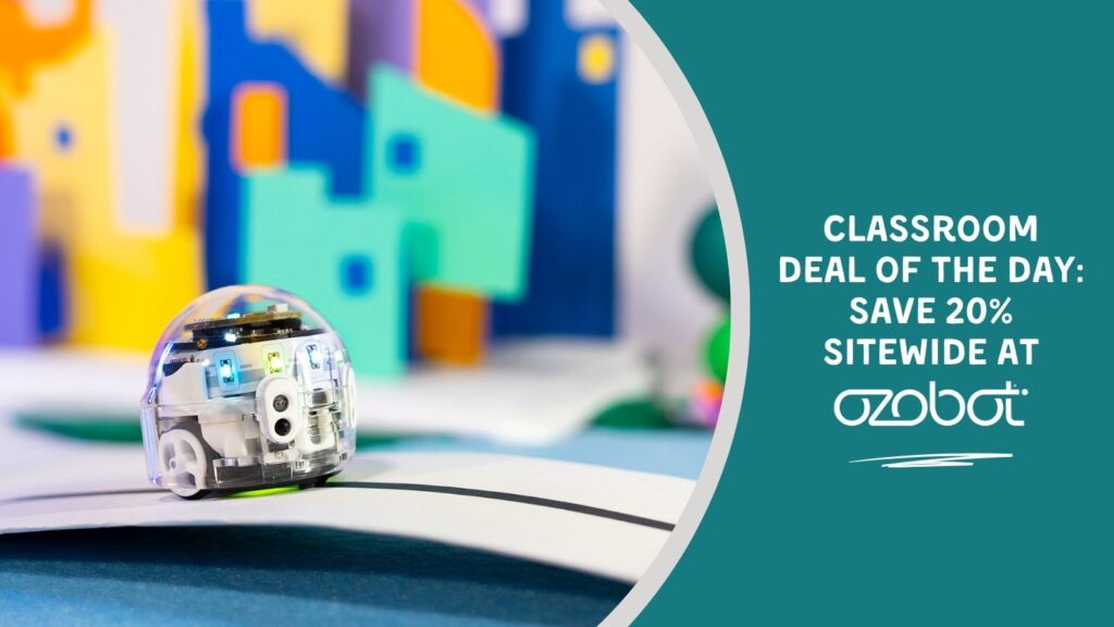 Classroom Deal of the Day: Save 20% Sitewide at Ozobot