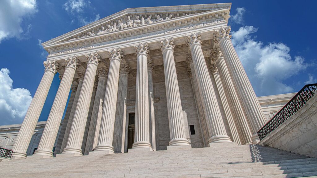 Photo of the Supreme Court to represent the Maryland case about LGBTQ stories