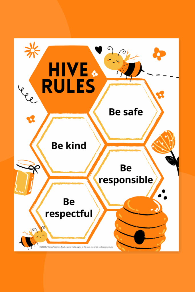 classroom management poster