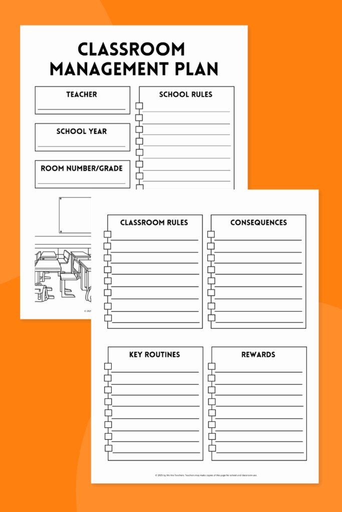 classroom management plan
