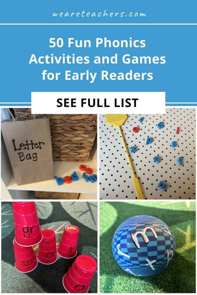 Help kids learn to read with phonics activities that break words into their basic sounds, like phonemes, digraphs, vowel teams, and more.