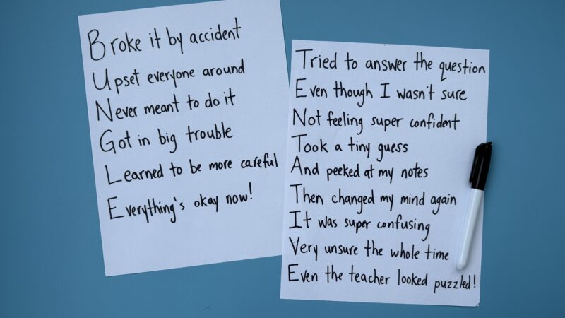 vocabulary activity acrostic