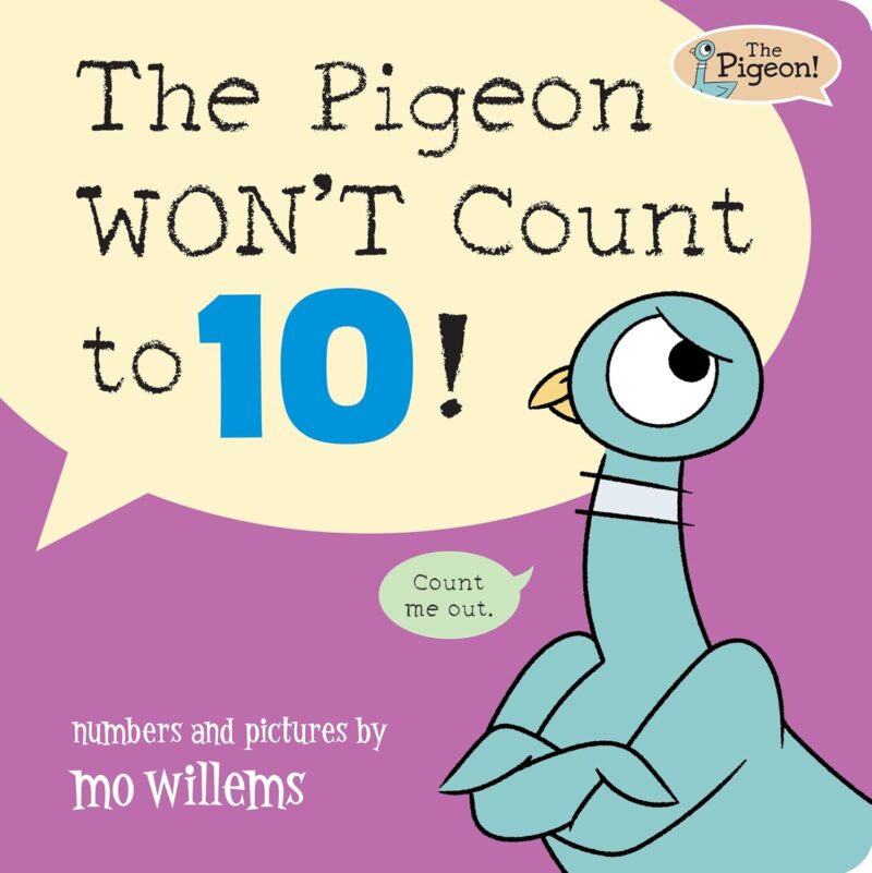 The Pigeon Won't Count to 10 book cover