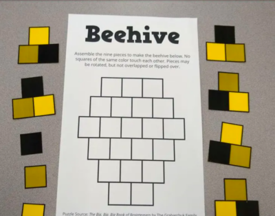 Beehive Puzzle Beehive puzzle for middle schoolers.