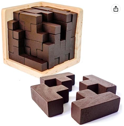 Screen Shot 2023-07-17 at 7.00.33 AM 3D wooden brain teaser puzzle for middle school students.