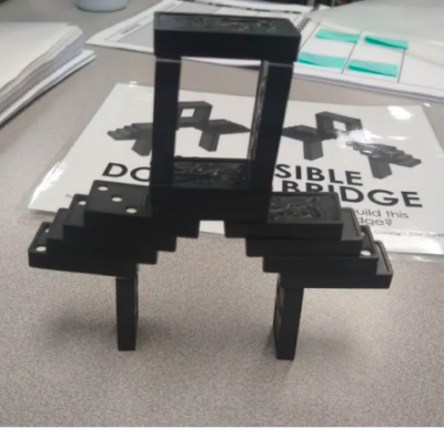 Impossible Domino Bridge Impossible domino bridge middle school math.