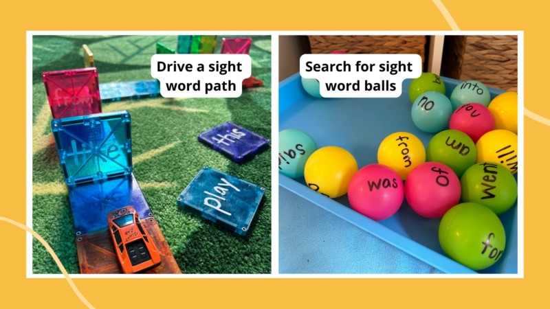 Sight Words Activities Feature