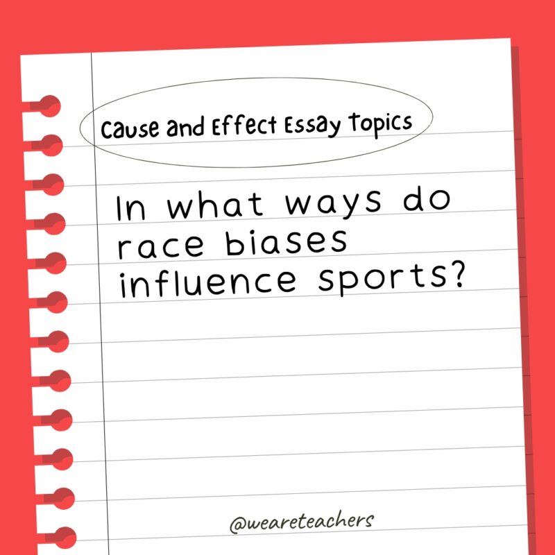 In what ways do race biases influence sports.