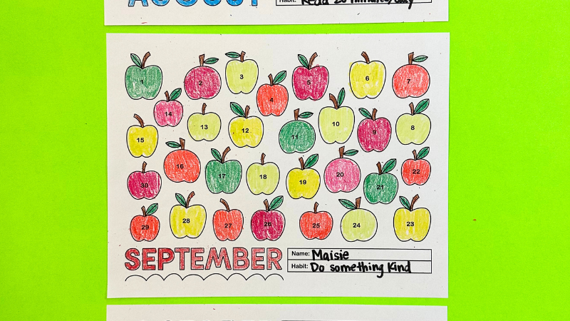 Habit Tracker Ideas for Kids