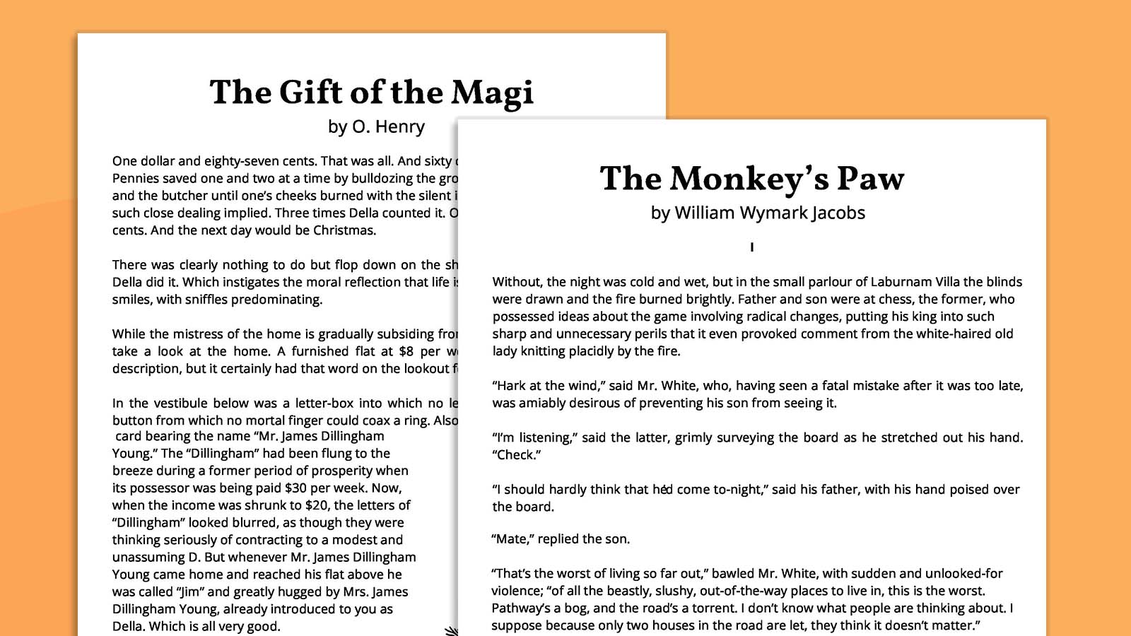 The Monkey’s Paw by William Wymark Jacobs The Monkey's Paw by William Wymark Jacobs