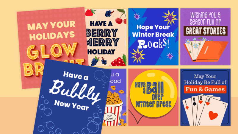 colorful printable holiday gift tags from teachers examples