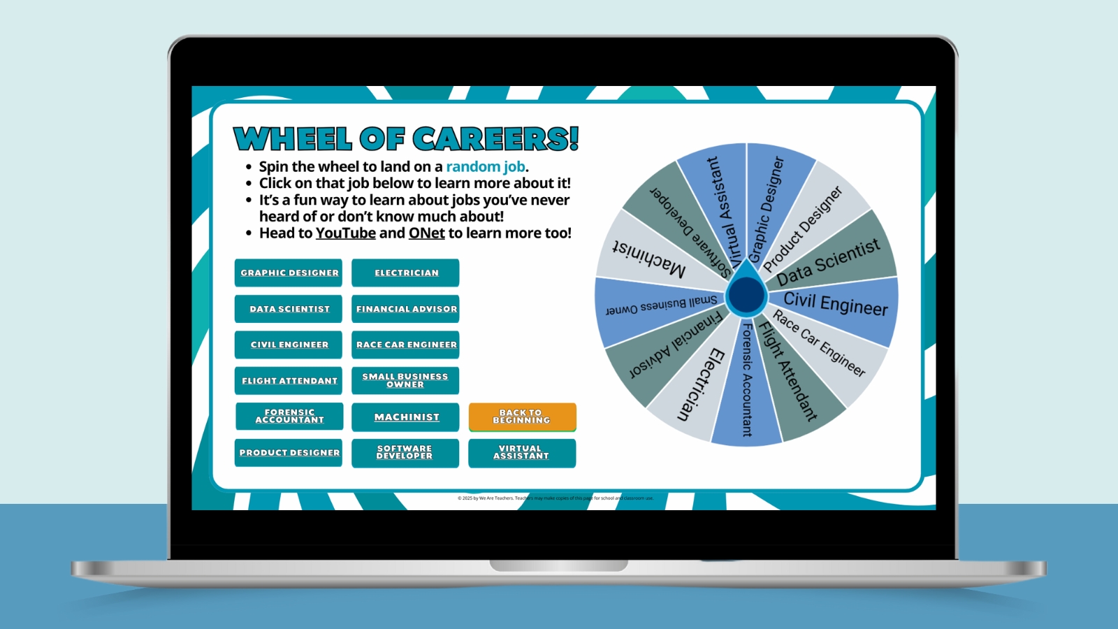 wheel of careers