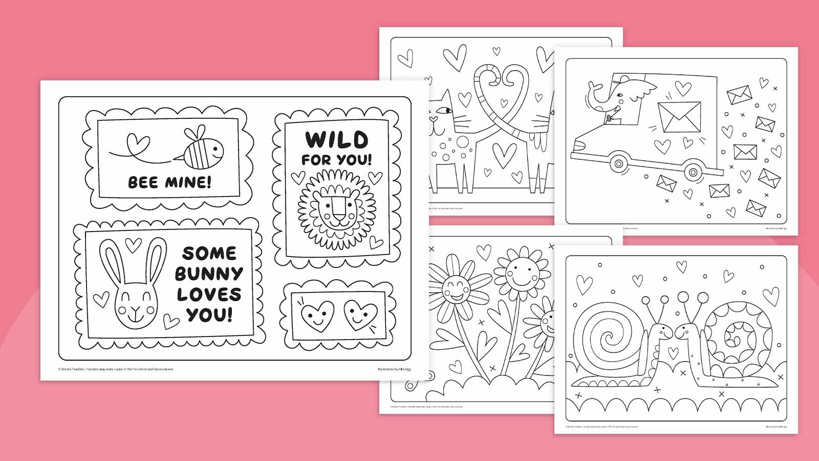 Valentine’s Day Coloring Pages Feature Valentine's Day Coloring Pages