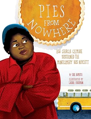 Pies from Nowhere Book cover for Pies from Nowhere as an example of racial justice books for kids