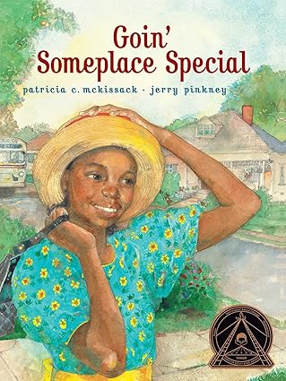 Goin’ Someplace Special Book cover for Goin' Someplace Special as an example of racial justice books for kids