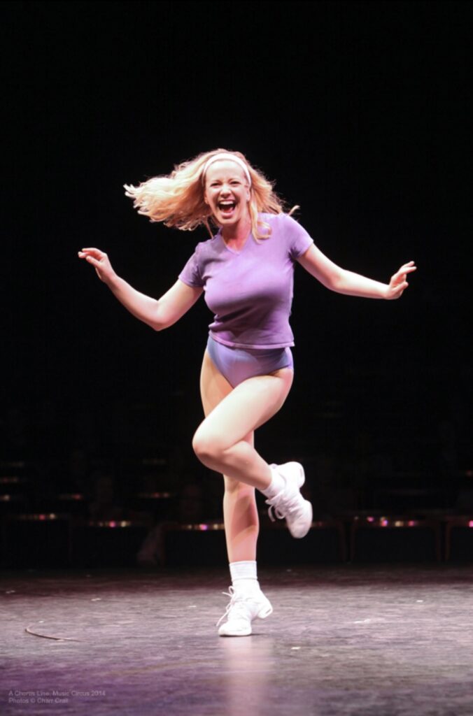 Allison dancing in theatre