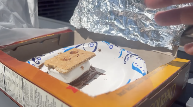 easy science experiment for kids: solar oven