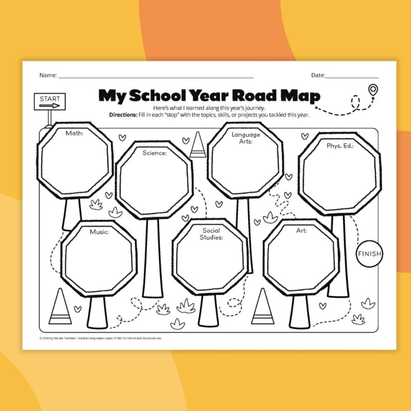 1 printable image from the end of the year memory printable