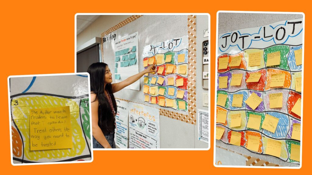 Jot Lot in a classroom