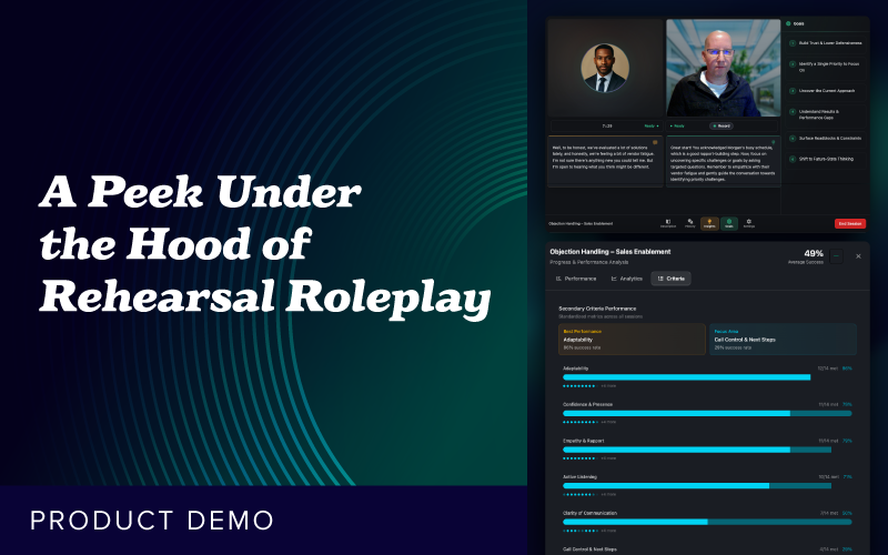 A Peek Under the Hood of Rehearsal Roleplay