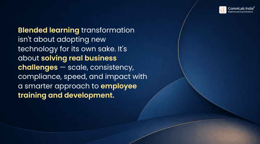How Blended Learning Solves Business Challenges