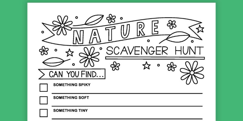 Scavenger Hunts: Nature Nature Scavenger Hunt printable worksheet