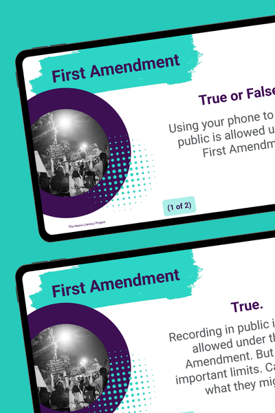 Image of slides from the free daily do nows.