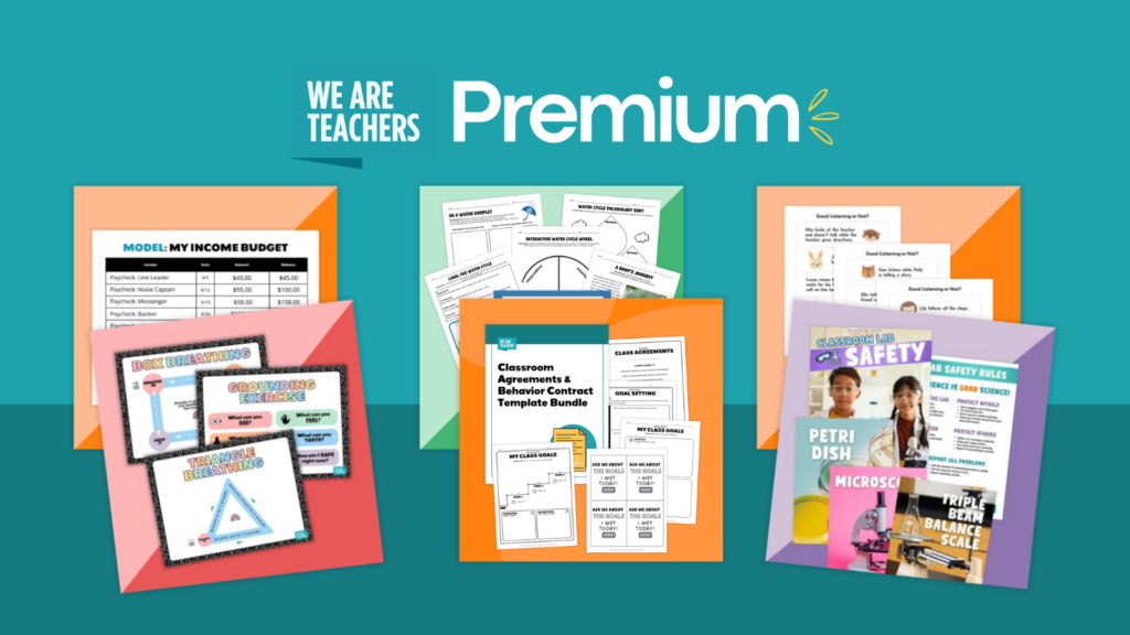 We Are Teachers Premium membership resources