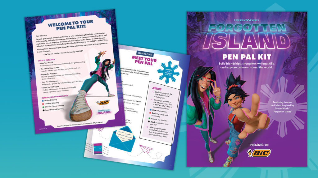 Free Pen Pal Kit from BIC to Build Writing Skills and Friendships