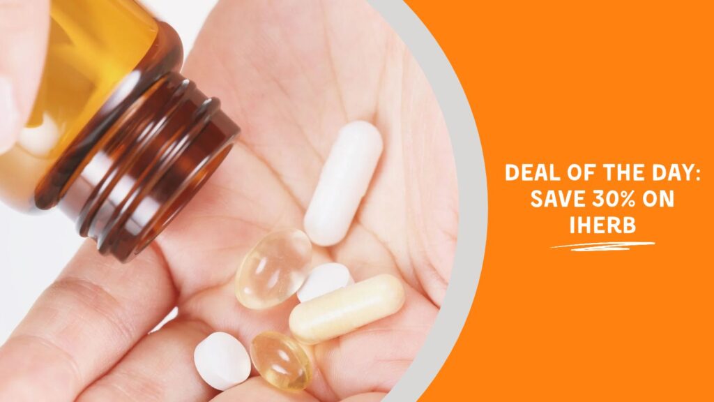 Image Text: Deal of the Day: Save 30% on iHerb
