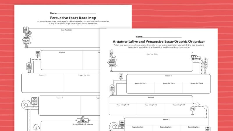 Persuasive Writing Graphic Organizer an image of a persuasive writing graphic organizer printable